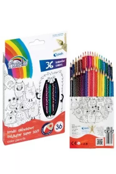 Kw Trade Kredki Super Soft 36 szt.