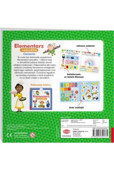 Disney Maluch. Elementarz zawod�w. �wiczenia