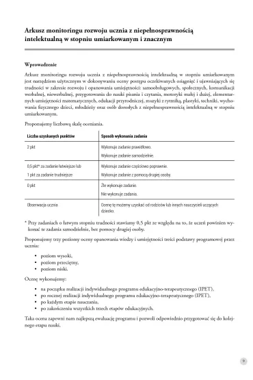 Ucz� si� i rozwijam. Arkusz monitoringu. Cz�� 1. Materia�y do obserwacji rozwoju ucznia z niepe�nosprawno�ci� intelektualn� w stopniu umiarkowanym i znacznym - Alicja Tanajewska, Renata Naprawa