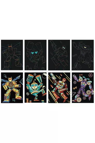Twoje Hobby Transformers. Magiczna zdrapka - wydrapywanka 21.0 x 29.8 cm