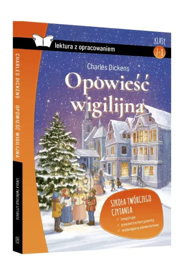 Opowie�� wigilijna Dickens Z opracowaniem (klasy 7-8 SP) (twarda) - Charles Dickens