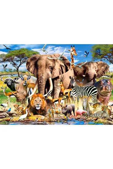 Puzzle 260 el. Savanna Animals Castorland