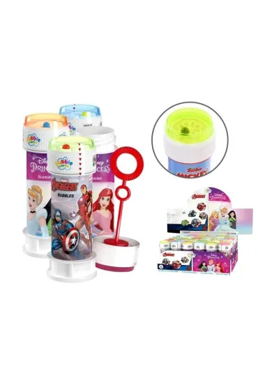 Baki mydlane 60ml Princess/Avengers (36szt) Artyk
