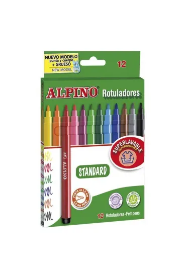 Alpino Flamastry Standard 12 kolor�w