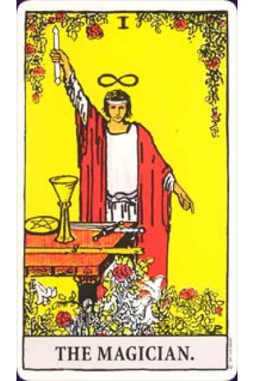 Tarot of Rider A.E. Waite Pocket, niebieska edycja
