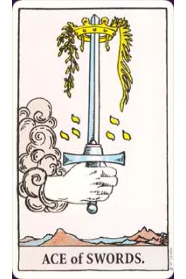 Tarot of Rider A.E. Waite Pocket, niebieska edycja