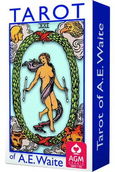 Tarot of Rider A.E. Waite Pocket, niebieska edycja