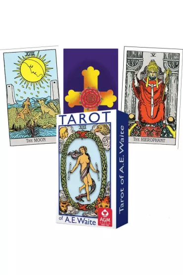 Tarot of Rider A.E. Waite Pocket, niebieska edycja