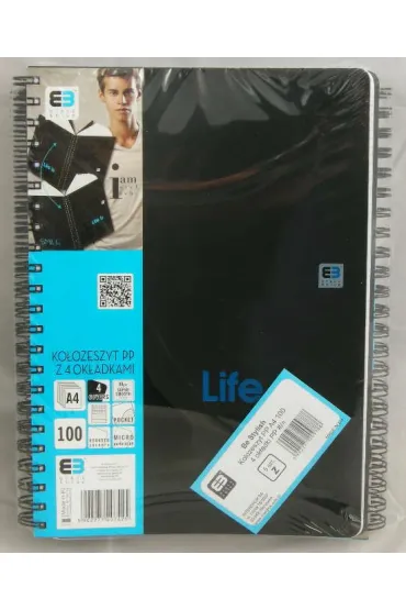 Interdruk Ko�ozeszyt A4 PP kratka, linia 100 kartek