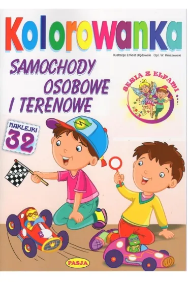 Kolorowanka. Samochody osobowe i terenowe