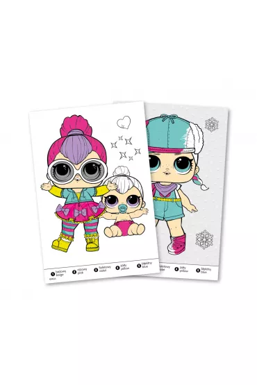 L.O.L. Surprise! OMG. Numerkowe kolorowanki. Kolory rz�dz�!