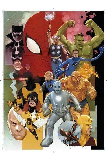 Puzzle 1000 el. High Quality Collection. Marvel 80 years Clementoni