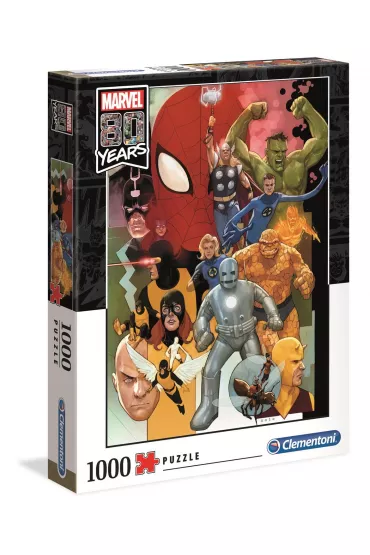 Puzzle 1000 el. High Quality Collection. Marvel 80 years Clementoni