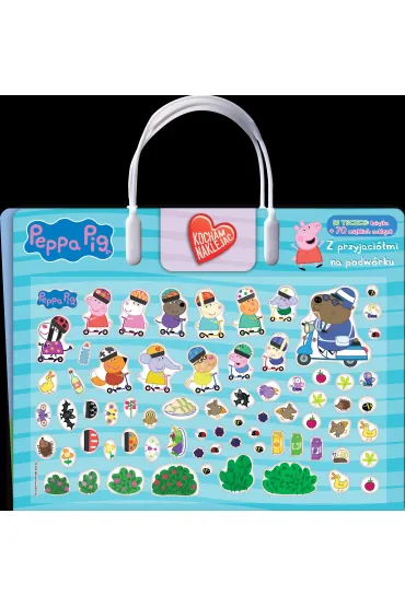 Peppa Pig Kocham nakleja� cz�� 6. Z przyjaci�mi na podw�rku