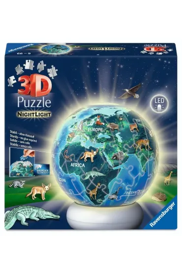 Puzzle 3D NightLight The Earth by Night Ravensburger