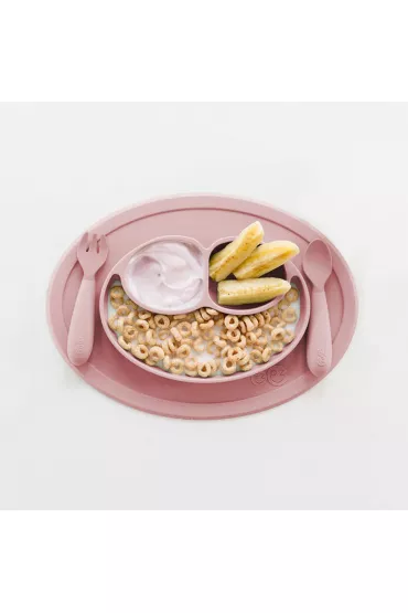 Ezpz Komplet naczy silikonowych Mini Feeding Set pastelowy r