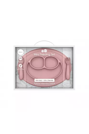 Ezpz Komplet naczy silikonowych Mini Feeding Set pastelowy r