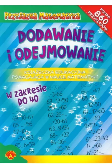 Ksi��eczka edukacyjna dodawanie, odejmowanie do 40 *