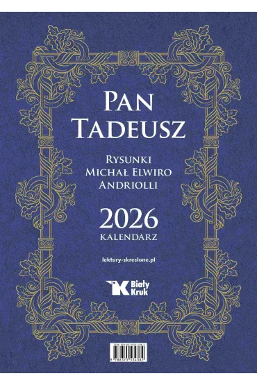 Kalendarz �cienny 2026 Pan Tadeusz - Micha� Elwiro Andriolli