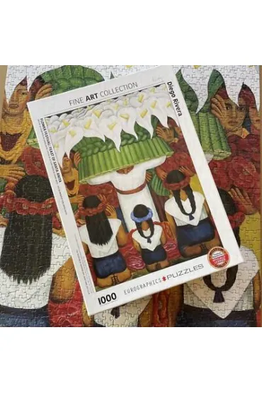 Puzzle 1000 el. �wi�to kwiat�w, Diego Riviera Eurographics