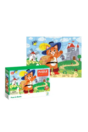 Puzzle Kot w Butach 30el Dodo