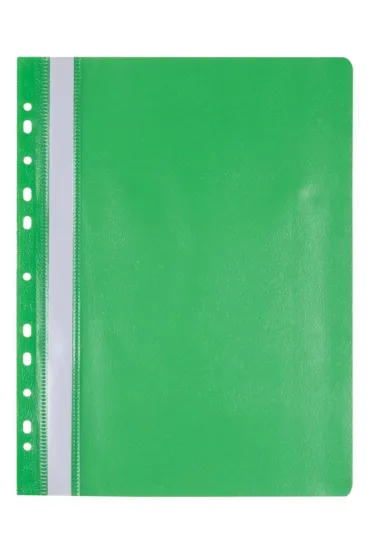 Office Products Skoroszyt A4 PP wpinany z europerforacj� zielony 25 szt.