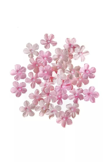 dpCraft Kwiaty papierowe z pere�k� 2cm