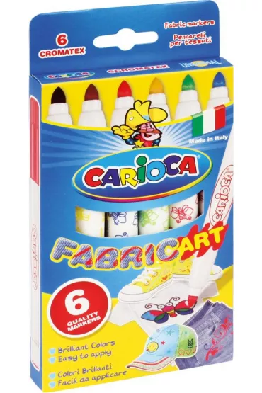 Kw Trade Flamastry do tkanin Cromatex 6 szt.