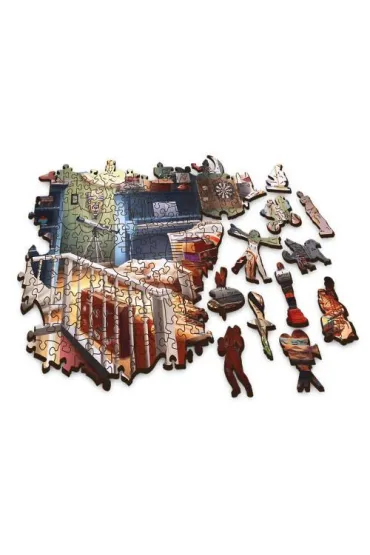 Puzzle drewniane 501 el. Skarby na strychu Trefl