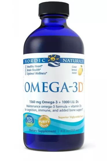 Nordic Naturals Omega-3D Suplement diety 237 ml