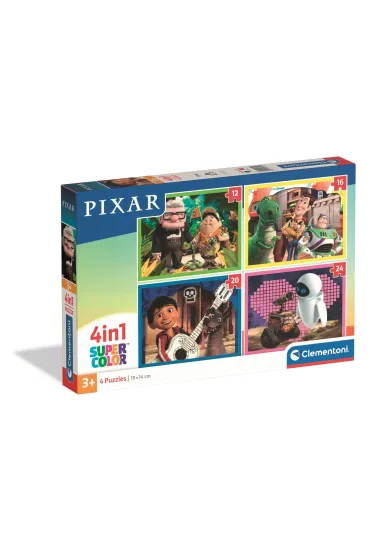 Puzzle 4w1 Pixar CLEMENTONI 21754