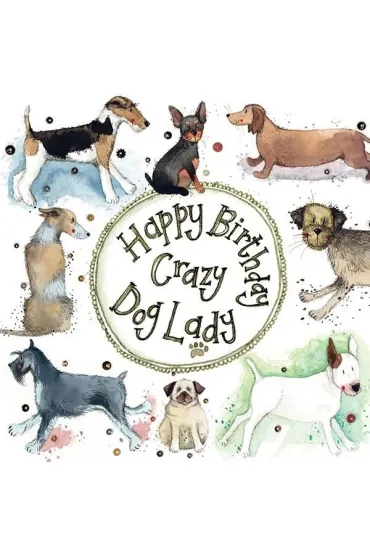 Alex Clark Karnet Urodziny Crazy Dog Lady Psiara