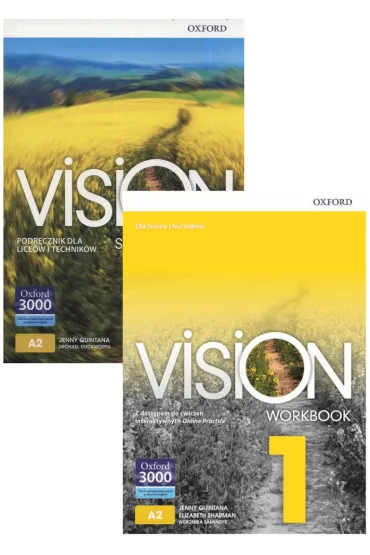 Pakiet Vision 1. Podr�cznik i Zeszyt �wicze� z dost�pem do �wicze� interaktywnych Online Practice - Michael Duckworth, Jenny Quintana, Elizabeth Sharman, Weronika Sa�andyk