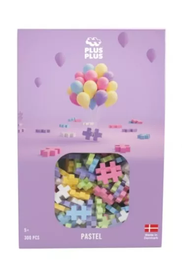 Klocki Plus-plus Pastelowe 300el
