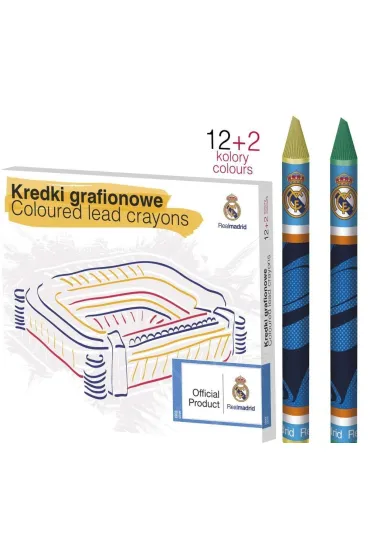 Astra Kredki �wiecowe Real Madryt 12+2 kolory
