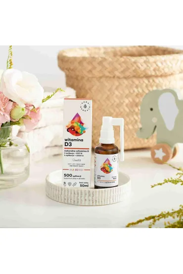 Aura Herbals Witamina D3 dla dzieci MCT suplement diety 50 ml