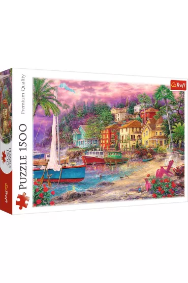 Puzzle 1500 el. Na z�otych brzegach Trefl