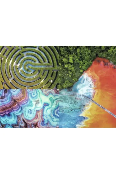 Puzzle 500 el. Aerial Mindblow. Maze of Colors Trefl