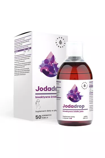 Aura Herbals Jodadrop bioaktywne �r�d�o jodu - Suplement diety 250 ml