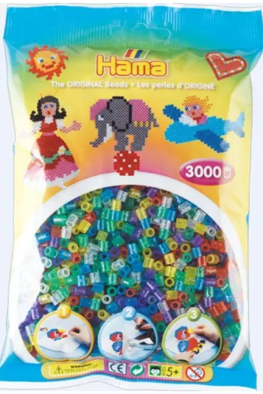 Midi koraliki 3000szt, mix kolor�w Hama
