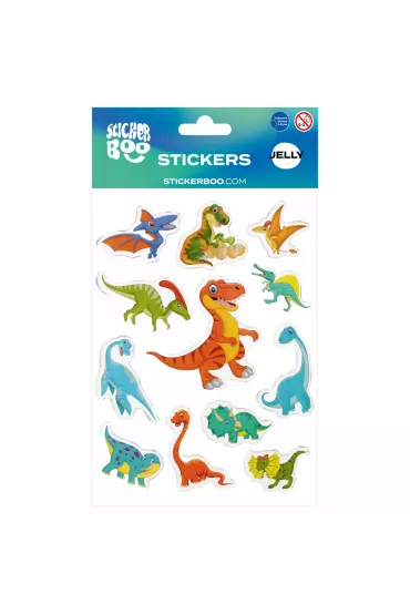 Sticker Boo Naklejki Dinozaury