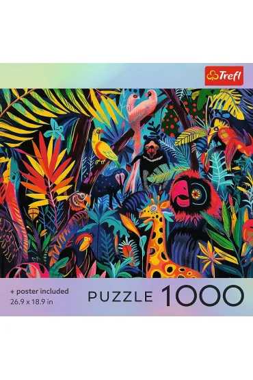 Puzzle 1000 USA Collection: In the Jungle TREFL
