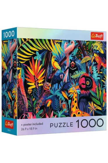 Puzzle 1000 USA Collection: In the Jungle TREFL