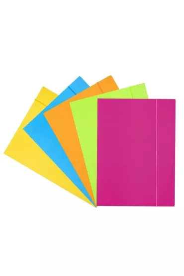 Office Products Teczka z gumk� A4 Fluo MIX