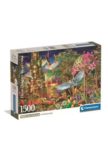Puzzle 1500 el. Woodland Fantasy Garden Clementoni