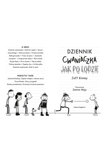 Jak po lodzie. Dziennik cwaniaczka. Tom 13 - Joanna Wajs, Jeff Kinney