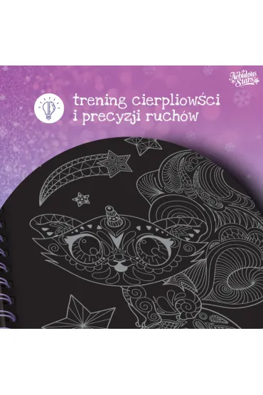 Kolorowanki z czarnymi kartkami i pisakami M Isadora