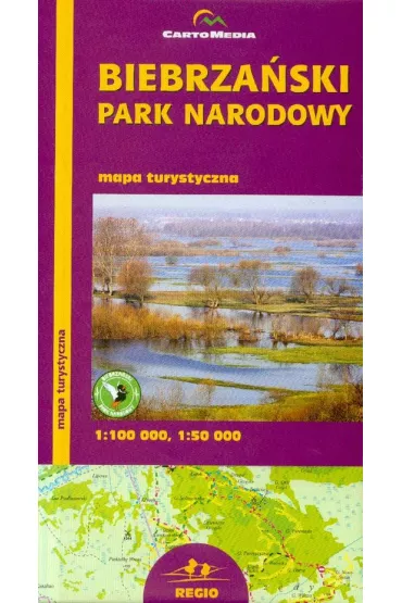 Biebrza�ski Park Narodowy Mapa turystyczna 1:50 000 1:100 000