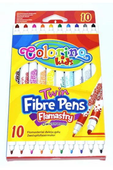 Patio Flamastry Colorino Kids dwustronne 10 szt.