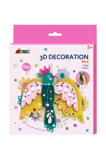 Dekoracja 3D Ptak Avenir